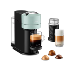 Nespresso Vertuo Next Jade and Aeroccino3 Milk Frother Coffee Machine Bundle