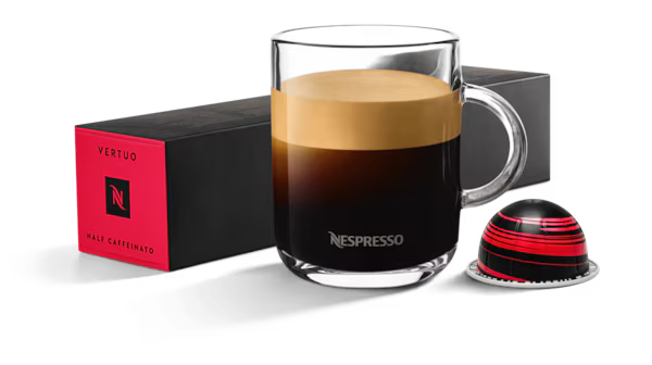 Nespresso Half Caffeinato Vertuo Coffee Pods