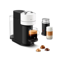 Nespresso RELOVE Vertuo Next White Aero3 Bundle Refurbished Coffee Machine Set