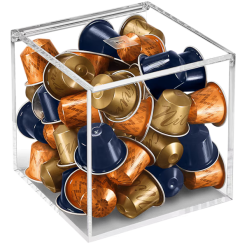 Nespresso VIEW Cube Capsule Dispenser Coffee Pod Storage