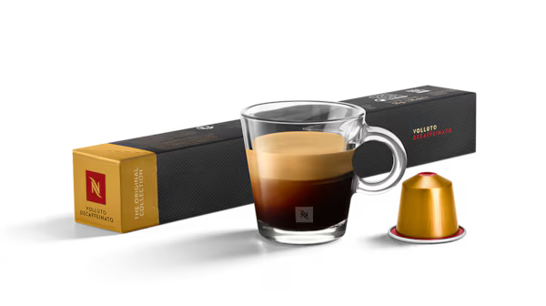 Nespresso Volluto Decaffeinato Original Decaf Coffee Pods